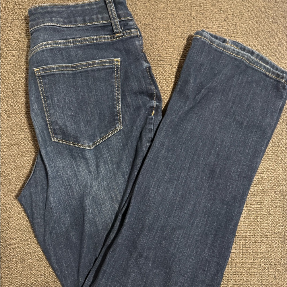 St John’s Bay Classic Blue Denim Women's Jeans - bootcut leg
